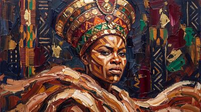 African Dancer Canvas Wall Art