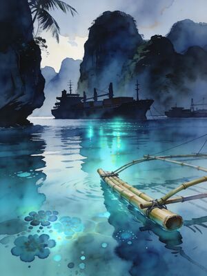 Philippines Watercolor Canvas Print