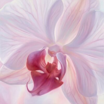 Orchid Wings Botanical Canvas Painting