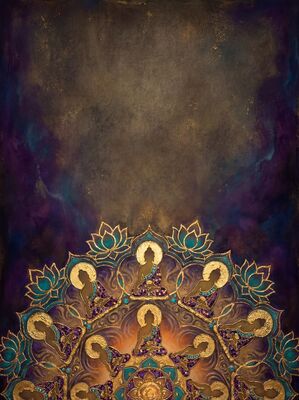 Buddha Mandala Canvas Painting