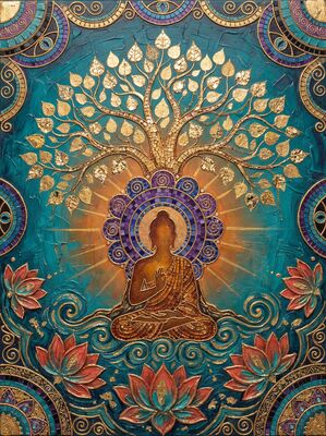 Bodhi Tree Canvas Wall Art