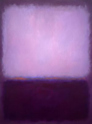 Mark Rothko Purple Haze Canvas Painting