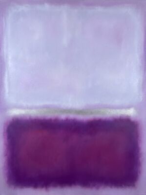 Mark Rothko Winter Violet Canvas Painting