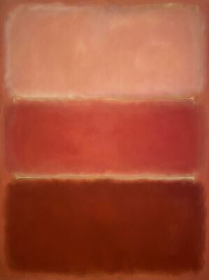 Mark Rothko Terracotta Canvas Painting