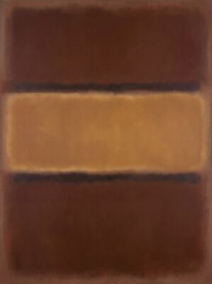 Mark Rothko Caramel Warmth Canvas Painting
