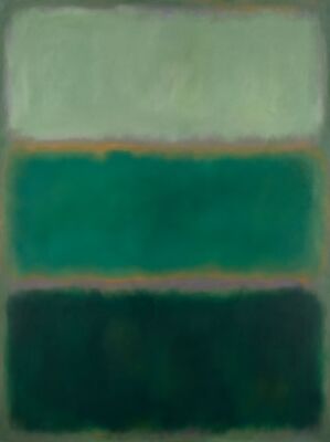 Mark Rothko Green Passage Canvas Painting