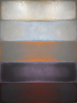 Mark Rothko Grey Scale Canvas Painting
