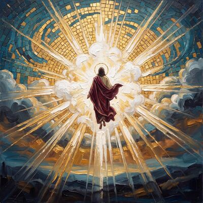 Ascension of Christ Canvas Wall Art