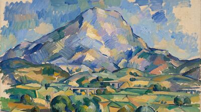 Mountain Color Planes Canvas Wall Art