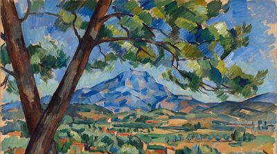 Provencal Pine Sainte-Victoire Canvas Wall Art