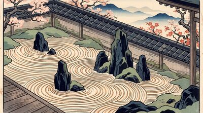 Stone Garden Canvas Wall Art