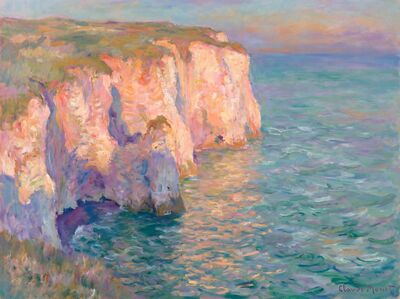 Cliffs at Sunset Canvas Wall Art