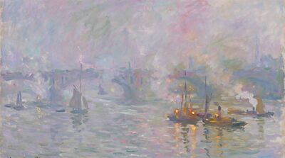 Charing Cross Bridge Canvas Wall Art