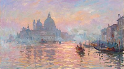 Venice Sunrise Canvas Painting