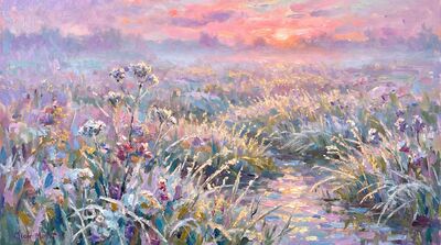 Sunrise Frost Canvas Wall Art