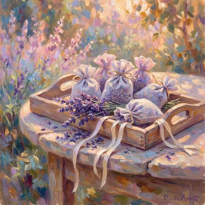 Lavender Sachets Canvas Painting