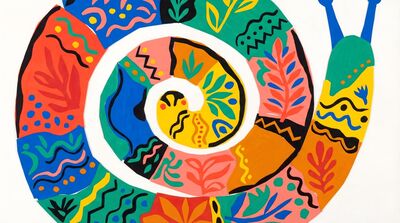 Henri Matisse Snail Spiral Canvas Painting