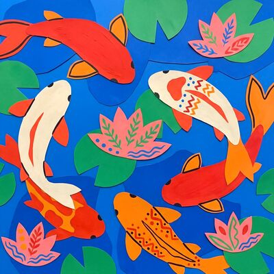 Henri Matisse Koi Pond Canvas Wall Art