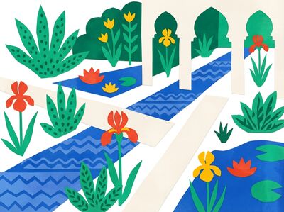 Henri Matisse Water Garden Canvas Wall Art