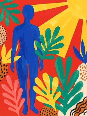 Henri Matisse Standing Bather Canvas Wall Art