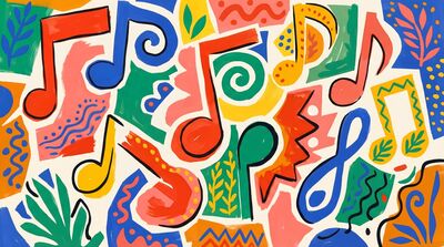 Henri Matisse Jazz Improvisation Canvas Wall Art