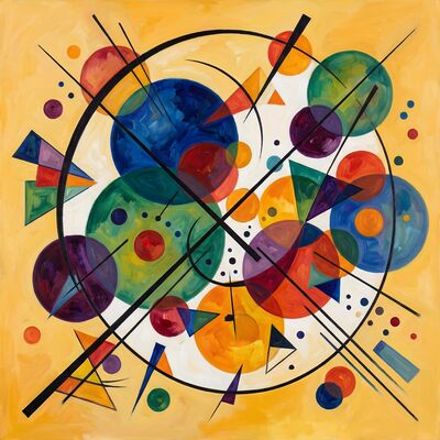Bubble Universe Abstract Canvas Wall Art