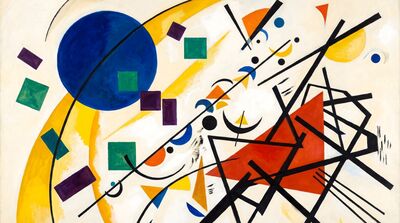 Composition VIII Tribute Abstract Canvas Wall Art