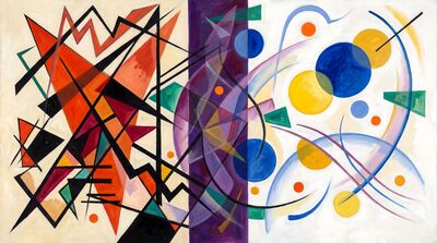 Tension and Release Abstract Canvas Painting