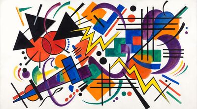 Percussion Section Abstract Canvas Painting
