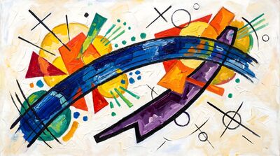 Cello Solo Abstract Canvas Wall Art