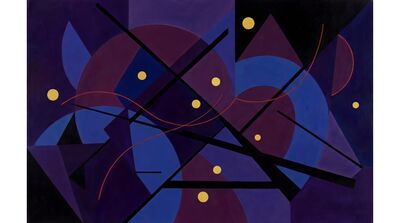 Nocturne Abstract Canvas Painting