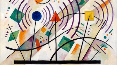 Antenna Forms Abstract Canvas Wall Art
