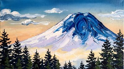 Sacred Mountain Canvas Wall Art