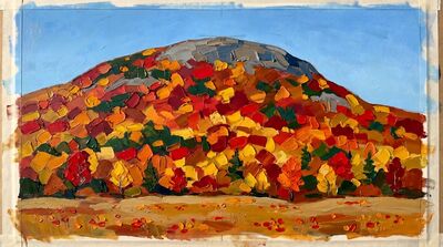 Autumn Mountain Canvas Wall Art