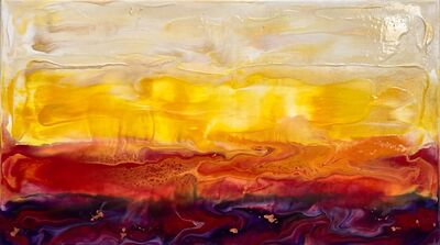 Four Field Sunrise Spectrum Canvas Painting