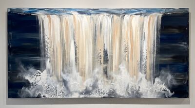 Senju Wide Curtain Waterfall Sheet Canvas Painting