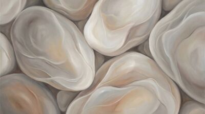 River Stone Smooth Nature Canvas Wall Art