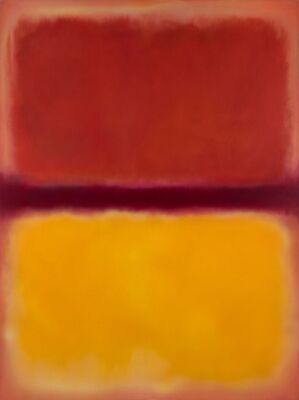 Mark Rothko Paprika and Saffron Canvas Painting