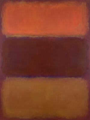 Mark Rothko Carnelian Canvas Painting