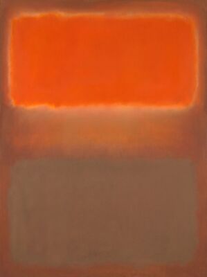 Mark Rothko Persimmon and Clay Canvas Painting