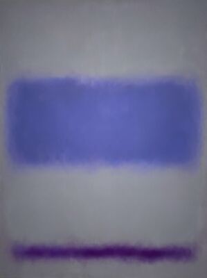 Mark Rothko Periwinkle Canvas Painting