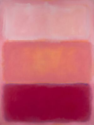 Mark Rothko Pink Blush Canvas Painting