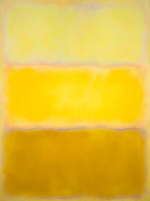 Mark Rothko Yellow Luminance Canvas Painting