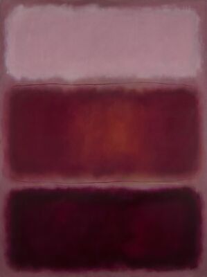 Mark Rothko Burgundy Depth Canvas Painting