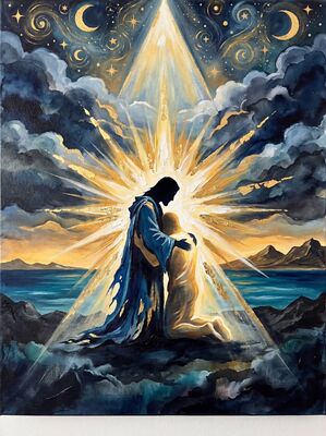 Prodigal Son Embrace Canvas Painting