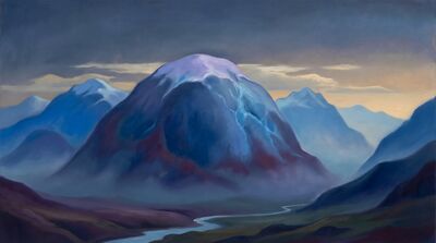 Himalayan Mountain Range Oil Painting Canvas Wall Art