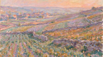 Vineyard Hills Canvas Painting
