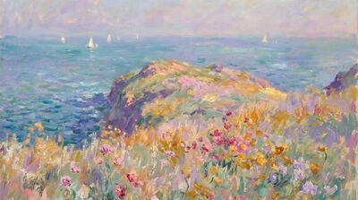 Coastal Headland Canvas Painting