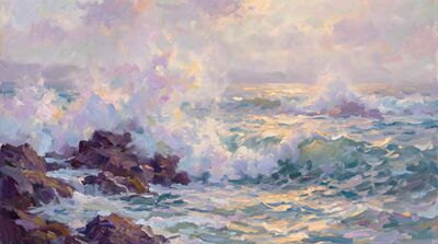 Waves Crashing Canvas Wall Art
