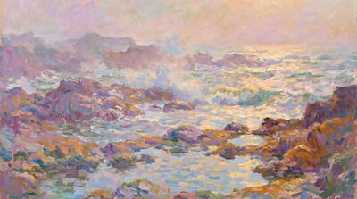 Rocky Shoreline Canvas Wall Art